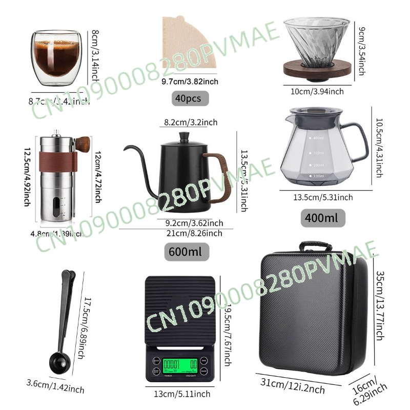 핸드드립 커피 세트 야외 캠핑 커피 장비 휴대용 여행  - Outdoor Coffee Equipment 리뷰 및 가격