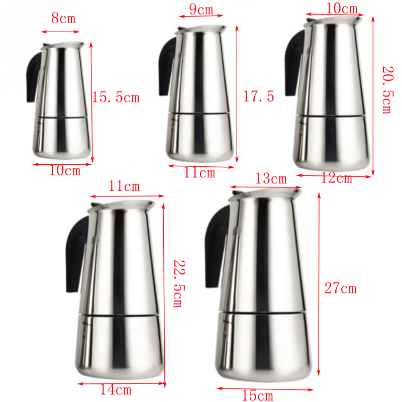 휴대용 에스프레소 커피 메이커 모카 포트, 스테인레스  - Hero Coffee Equipment 리뷰 및 가격