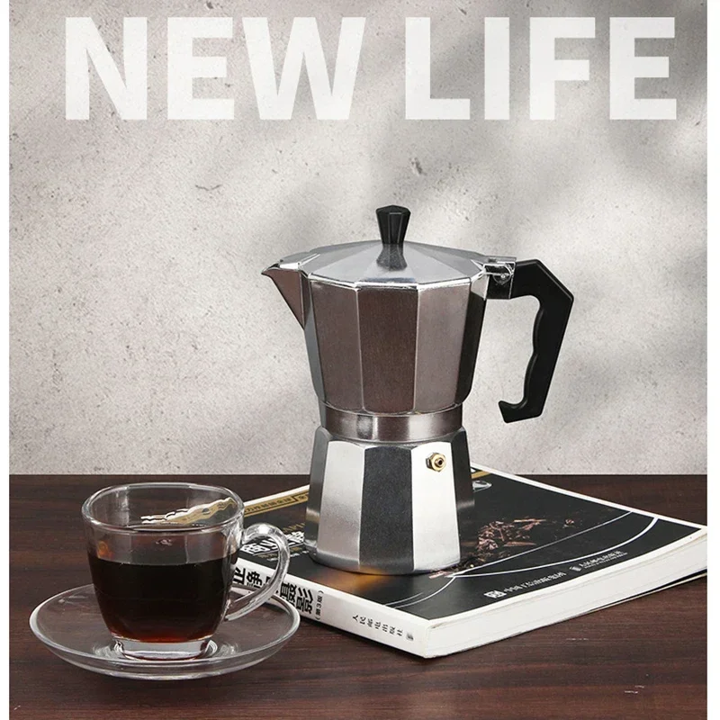 150 300 600 알루미늄 모카 포트, 전기 버너  - Hero Coffee Equipment 리뷰 및 가격