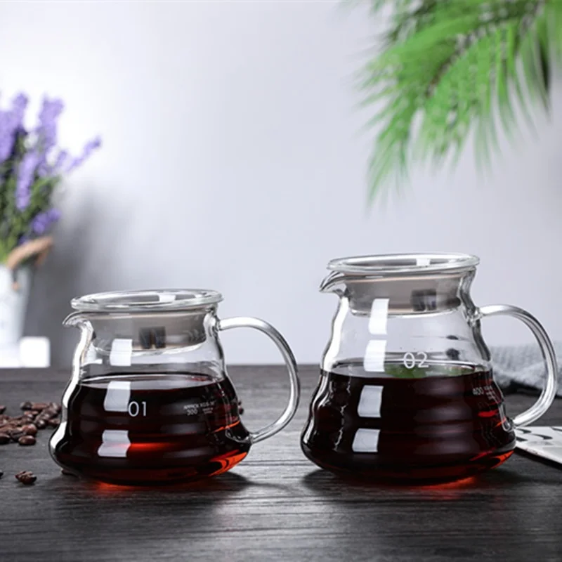 뚜껑이 있는 핸드 브루 커피 물병, 구름 모양 투명 유 - Hero Coffee Equipment 리뷰 및 가격