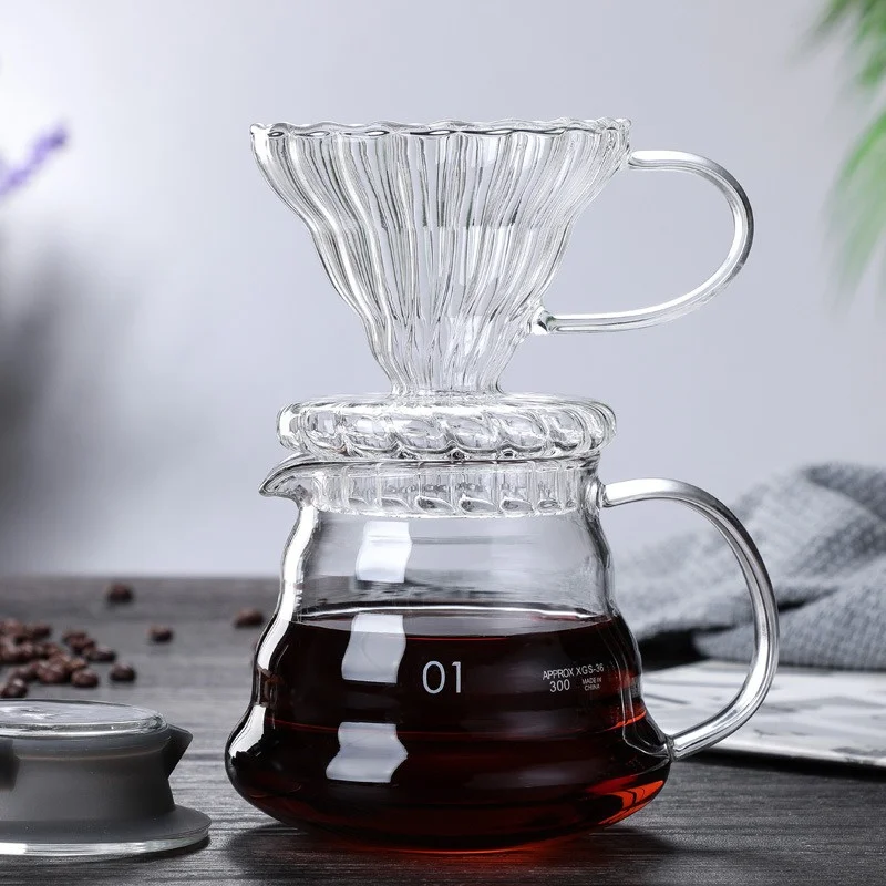 뚜껑이 있는 핸드 브루 커피 물병, 구름 모양 투명 유 - Hero Coffee Equipment 리뷰 및 가격