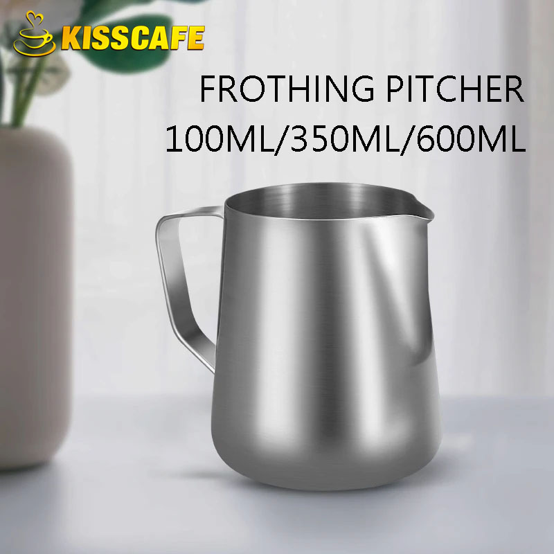 우유 Frother 주전자 스테인레스 스틸 용기 100 - Hero Coffee Equipment 리뷰 및 가격